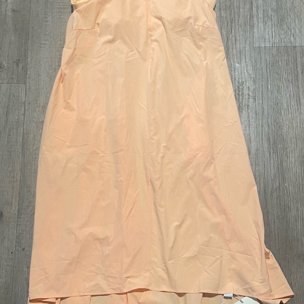 Halara NWT Athleisure High-Low Active Dress Peach Orange Racerback